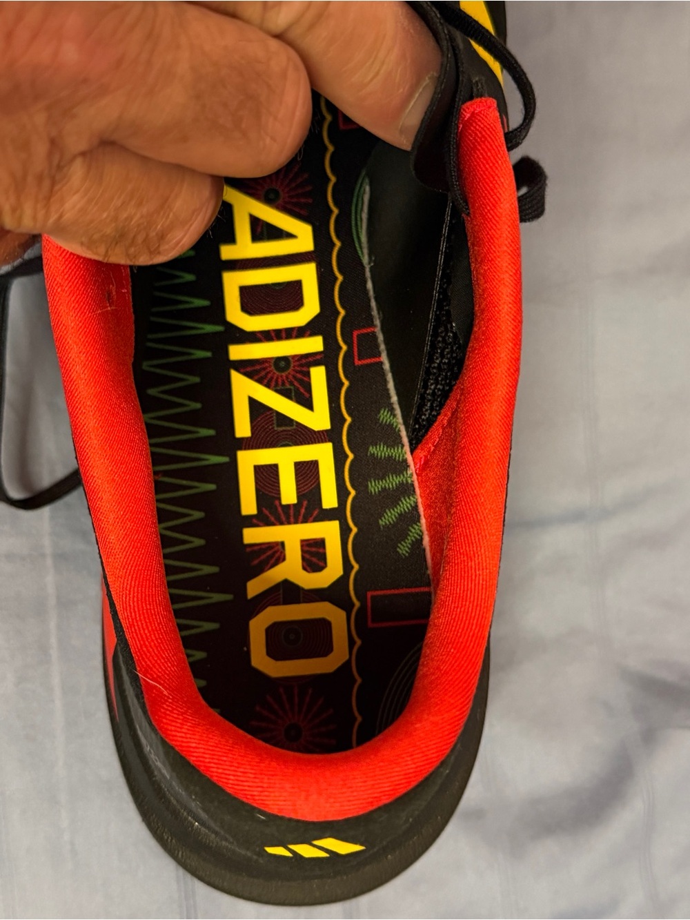 Men’s Athletic Shoes - Black and Red